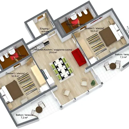 Apartments Bachmann San Candido Exterior photo